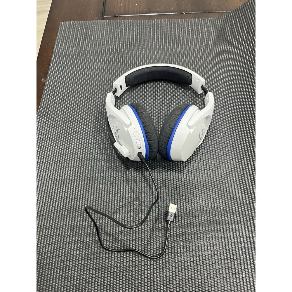 HyperX Cloud Stinger Core Wireless Headset White/Blue PS4 PS5 No USB Dongle